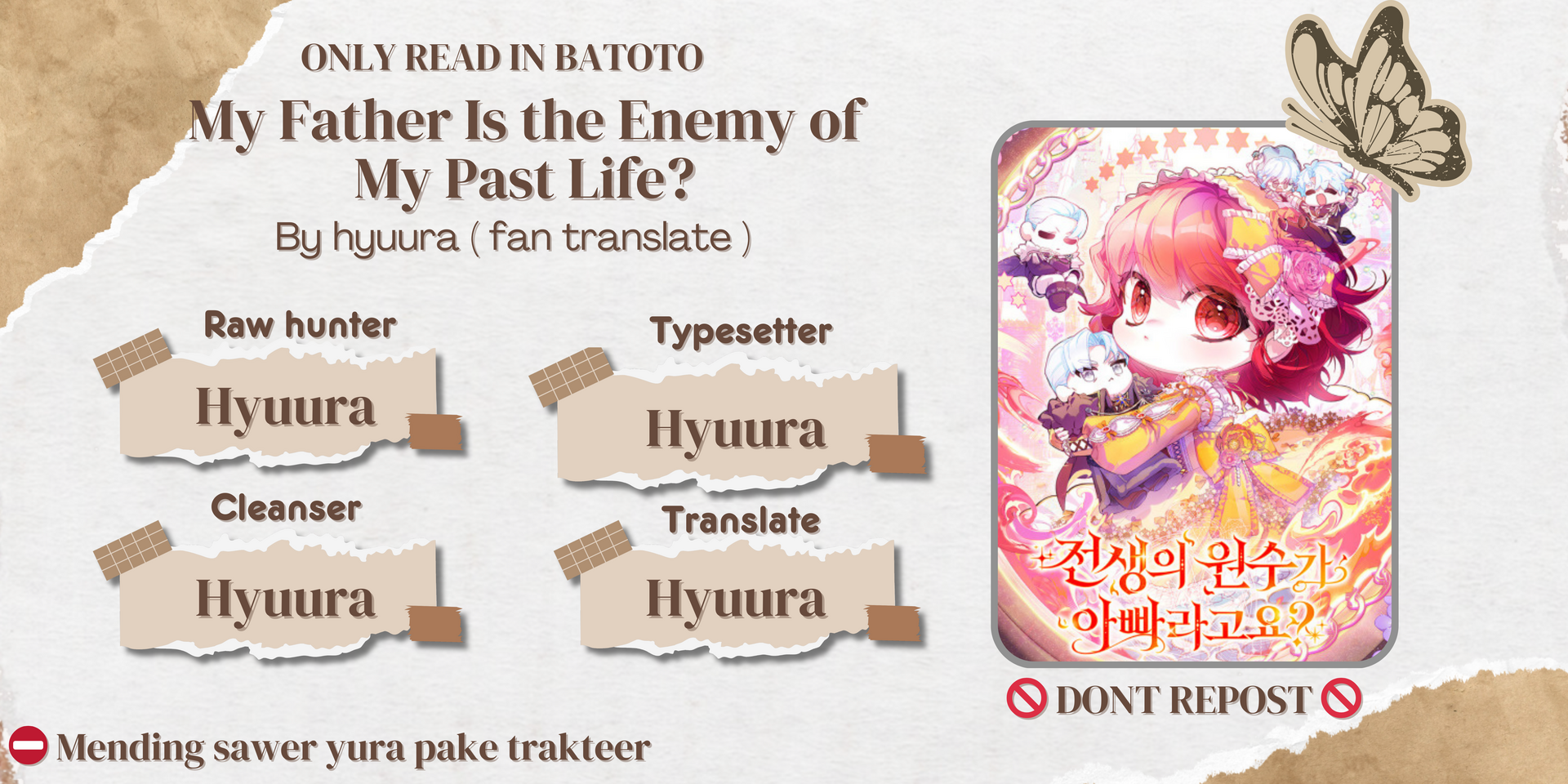 Komik My Father Is the Enemy of My Past Life? Chapter 26 gambar nomor 1