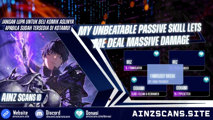 Komik My Unbeatable Passive Skill Lets Me Deal Massive Damage! Chapter 3 gambar nomor 1