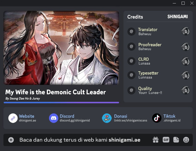 Komik My Wife Is The Demonic Cult Leader Chapter 14 gambar nomor 1