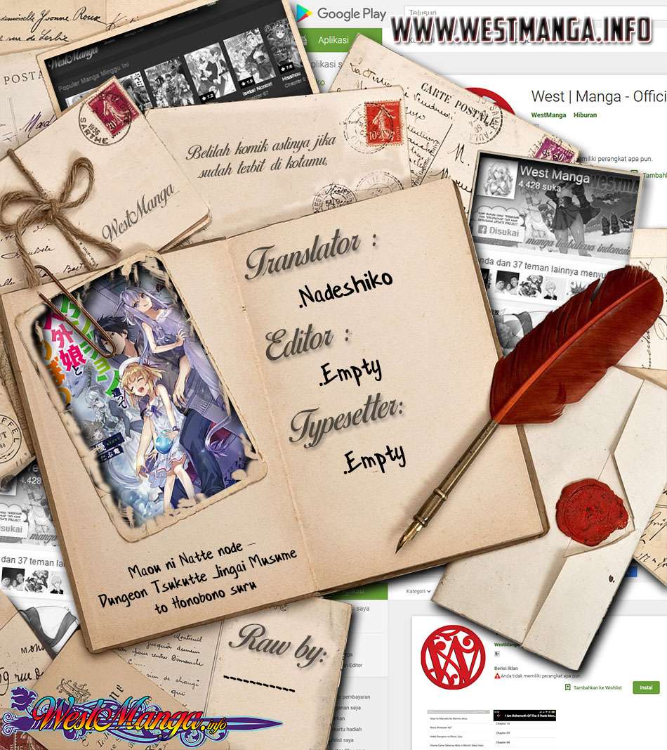 Komik Maou ni Natta node, Dungeon Tsukutte Jingai Musume to Honobono suru Chapter 23.1 gambar nomor 1