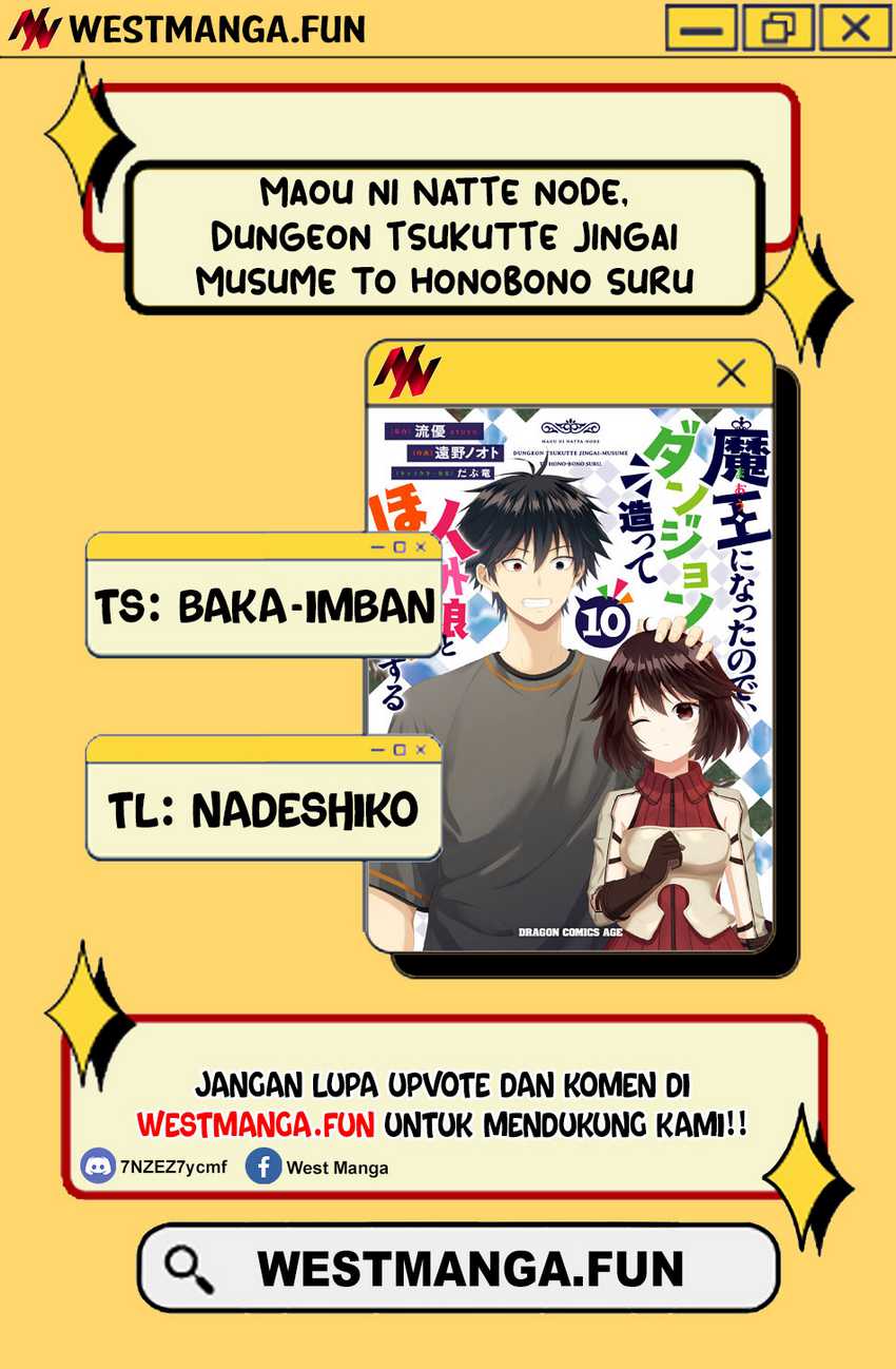 Maou ni Natta node, Dungeon Tsukutte Jingai Musume to Honobono suru Chapter 75.2 Gambar 3