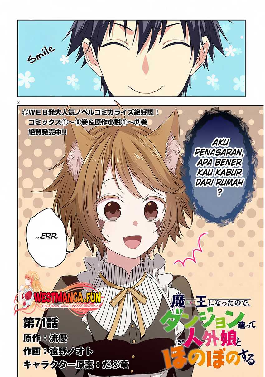 Maou ni Natta node, Dungeon Tsukutte Jingai Musume to Honobono suru Chapter 71.1 Gambar 5