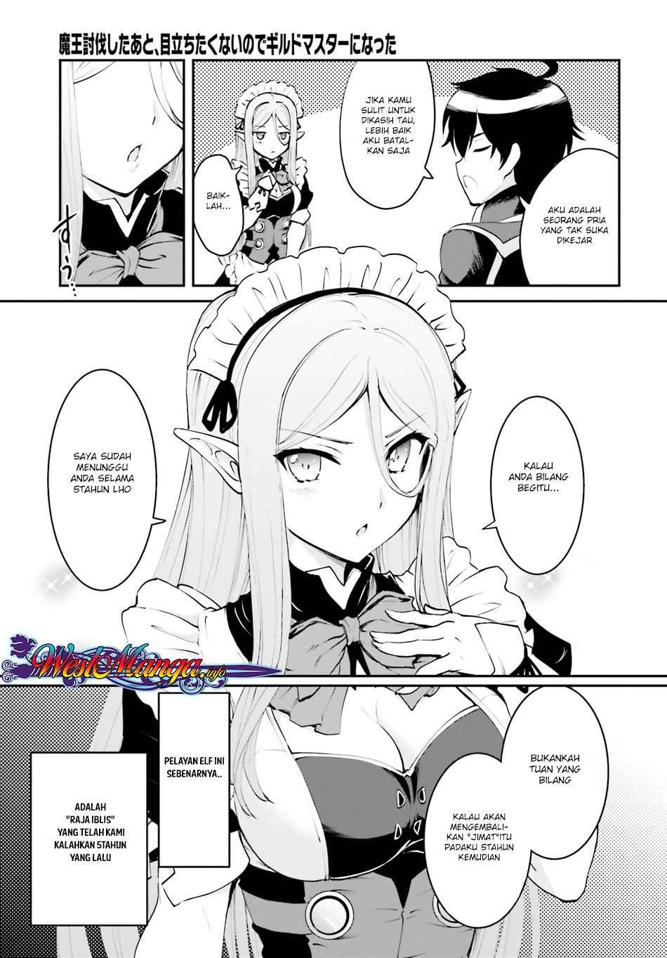 Maou Toubatsu Shita Ato, Medachitakunai node Guild Master ni Natta Chapter 1.1 Gambar 9