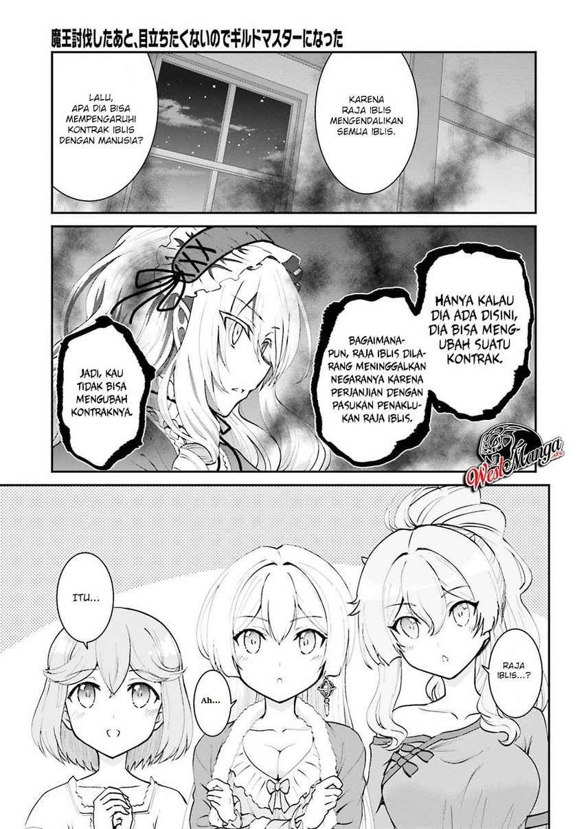 Maou Toubatsu Shita Ato, Medachitakunai node Guild Master ni Natta Chapter 10 Gambar 11