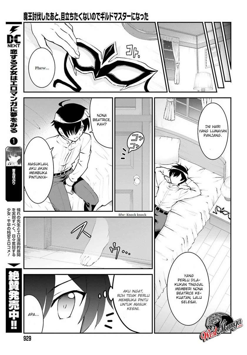 Maou Toubatsu Shita Ato, Medachitakunai node Guild Master ni Natta Chapter 10 Gambar 20