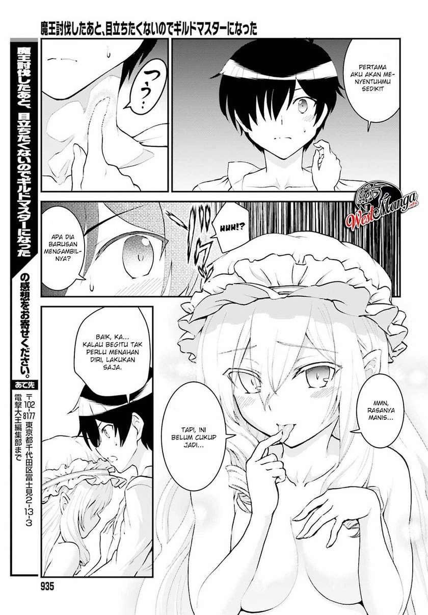 Maou Toubatsu Shita Ato, Medachitakunai node Guild Master ni Natta Chapter 10 Gambar 27
