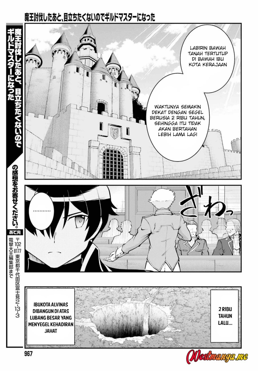 Maou Toubatsu Shita Ato, Medachitakunai node Guild Master ni Natta Chapter 36 Gambar 28