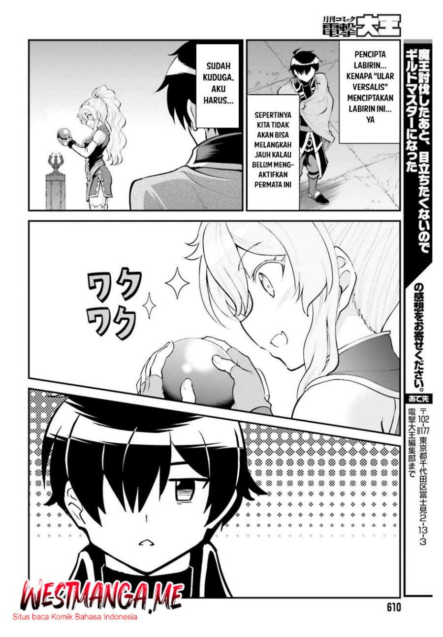 Maou Toubatsu Shita Ato, Medachitakunai node Guild Master ni Natta Chapter 38 Gambar 29