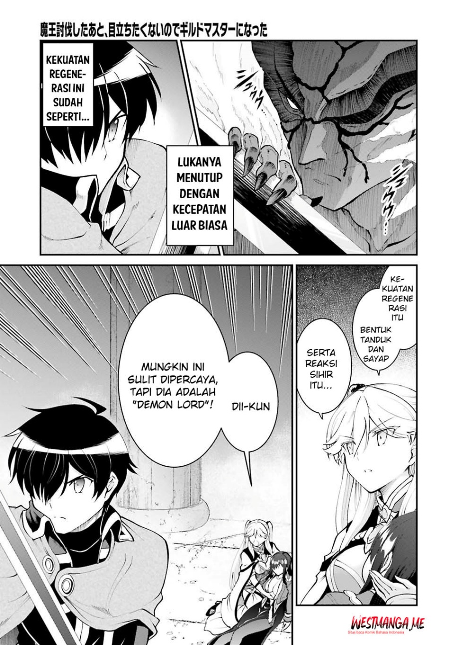 Maou Toubatsu Shita Ato, Medachitakunai node Guild Master ni Natta Chapter 44 Gambar 7