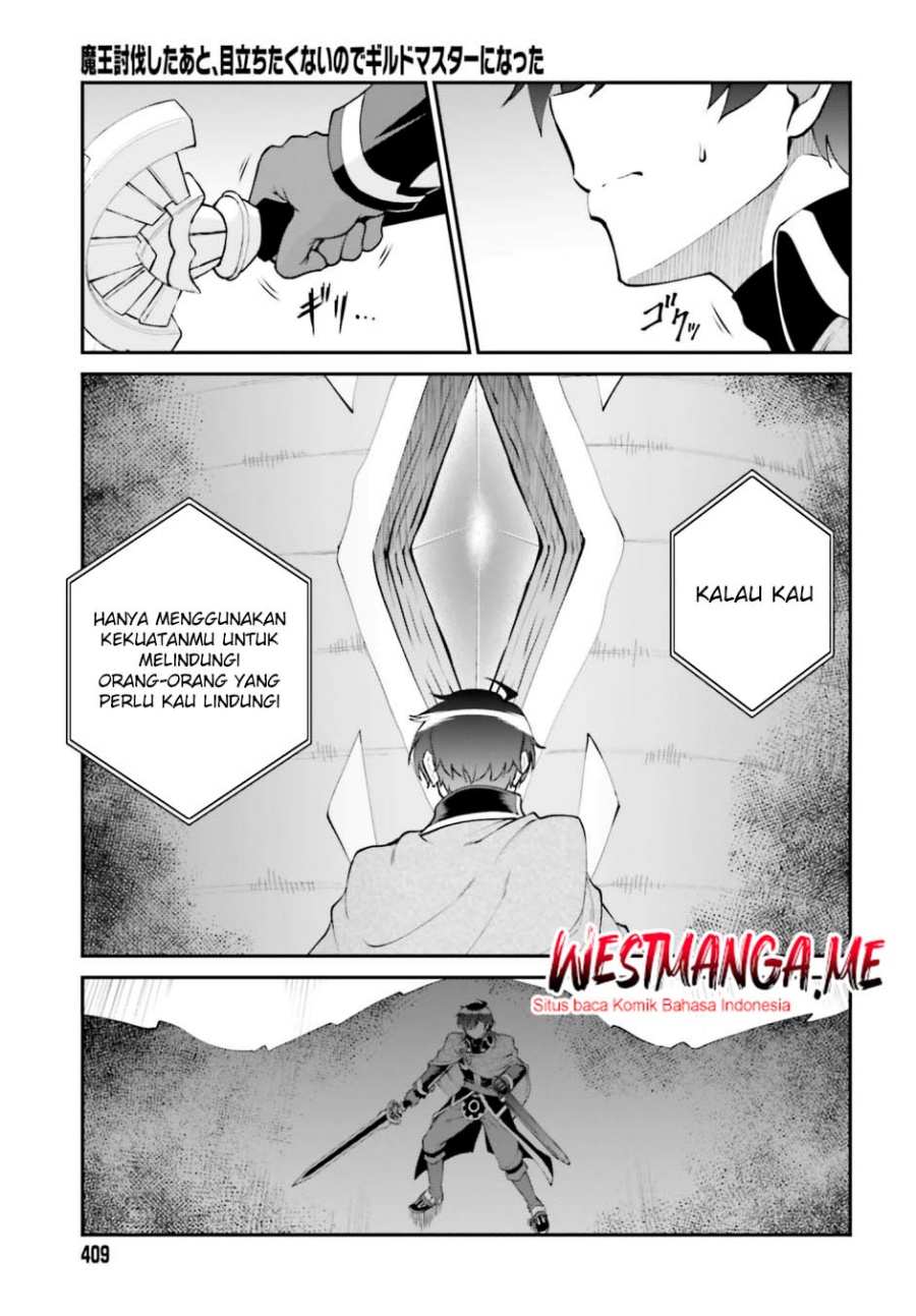Maou Toubatsu Shita Ato, Medachitakunai node Guild Master ni Natta Chapter 56 Gambar 22