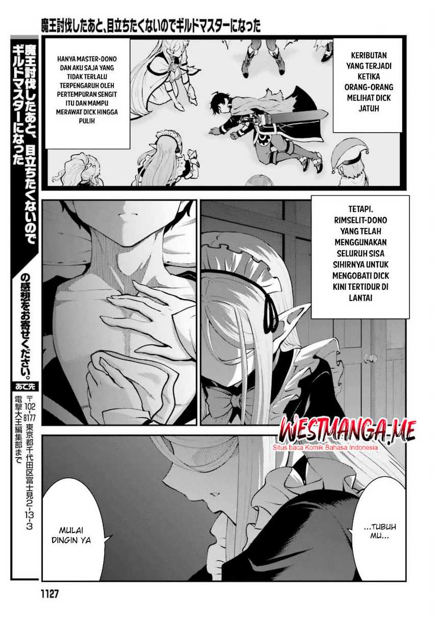 Maou Toubatsu Shita Ato, Medachitakunai node Guild Master ni Natta Chapter 58 Gambar 26