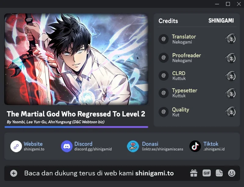 Komik Martial God Regressed to Level 2 Chapter 101 gambar nomor 1