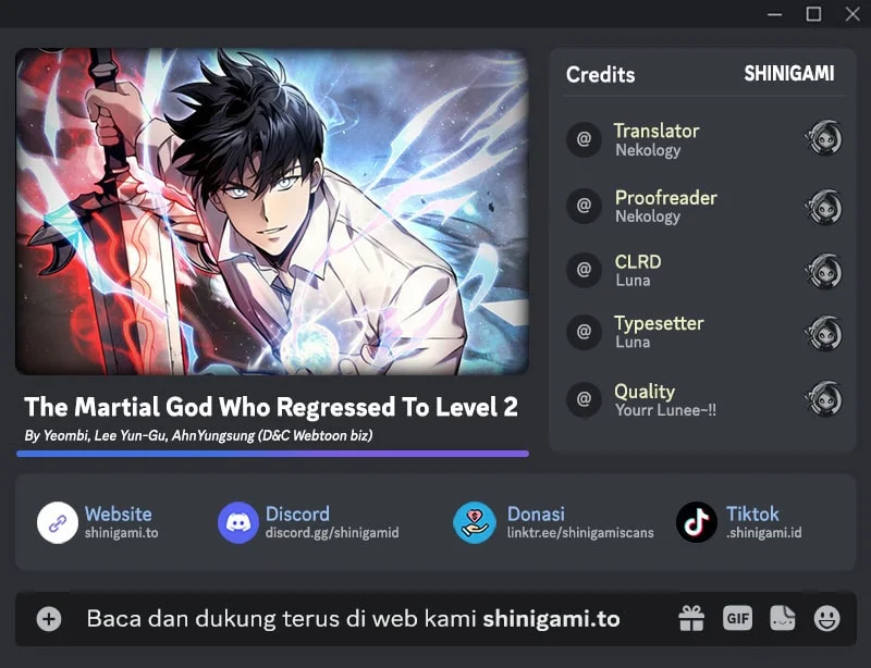 Komik Martial God Regressed to Level 2 Chapter 103 gambar nomor 1