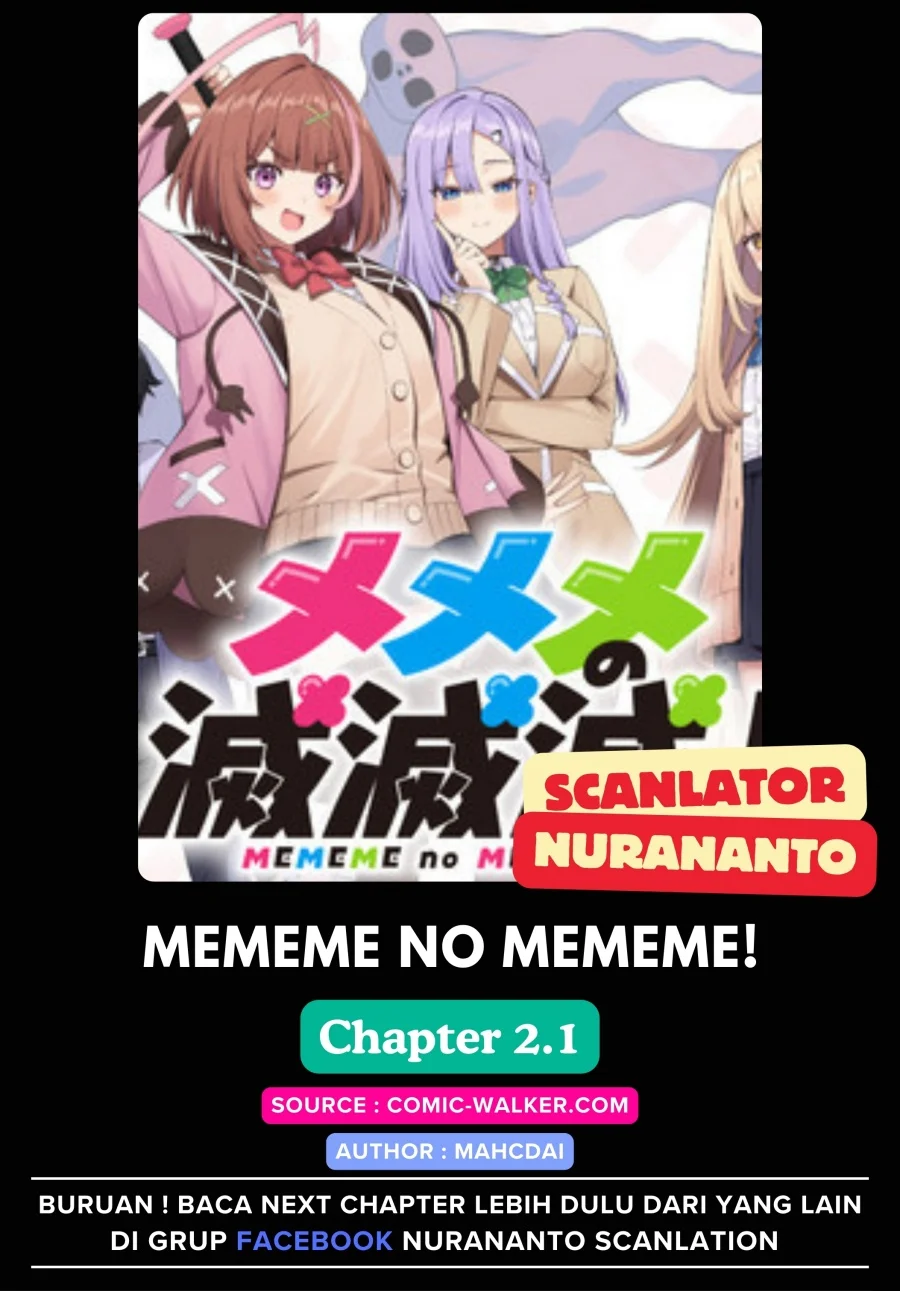 Komik Mememe no Mememe Chapter 2.1 gambar nomor 1