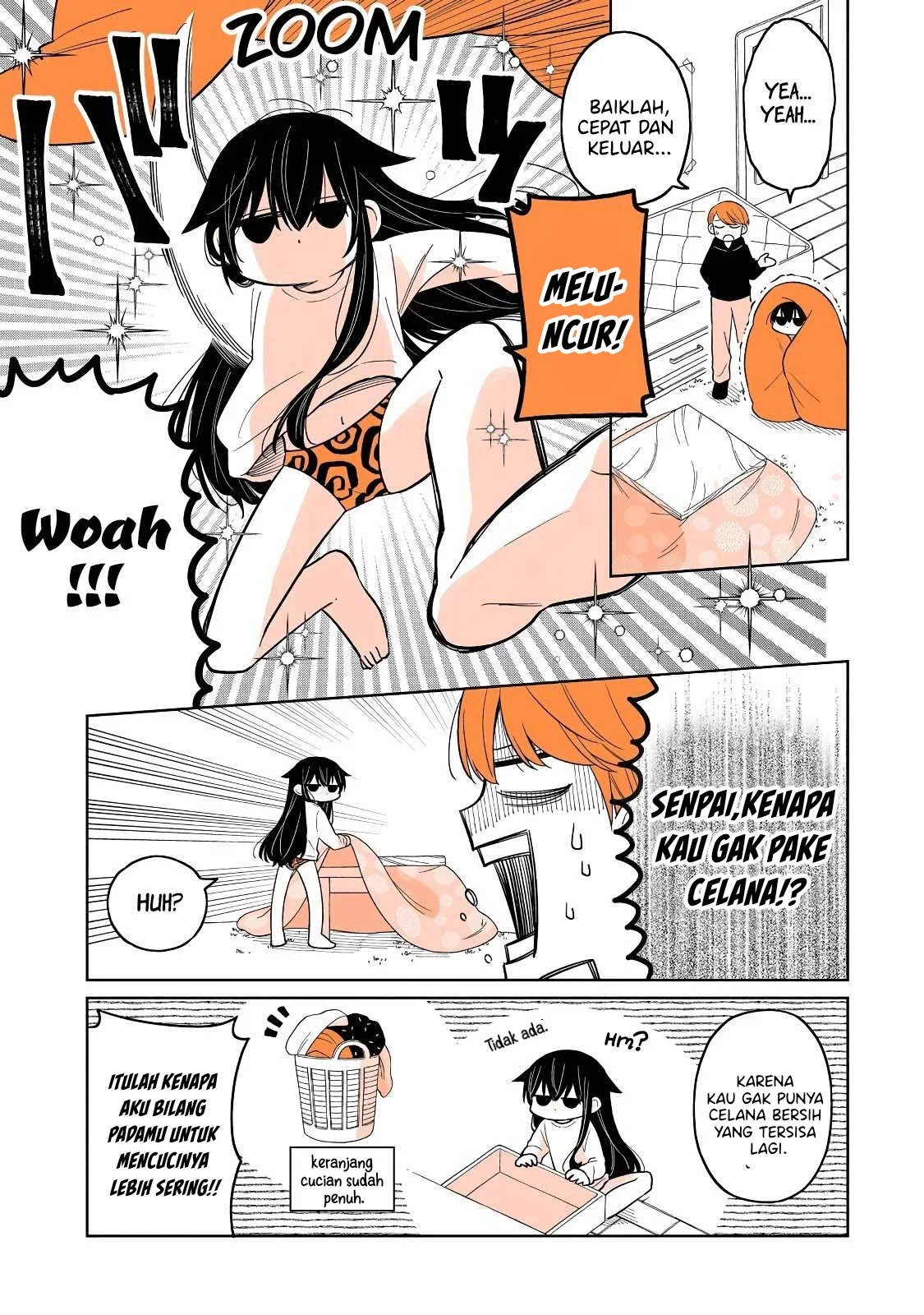 Mendoku Sagari Danshi Koukousei ga Asa Okitara Onnanoko ni Natteita Hanashi Chapter 21 Gambar 8