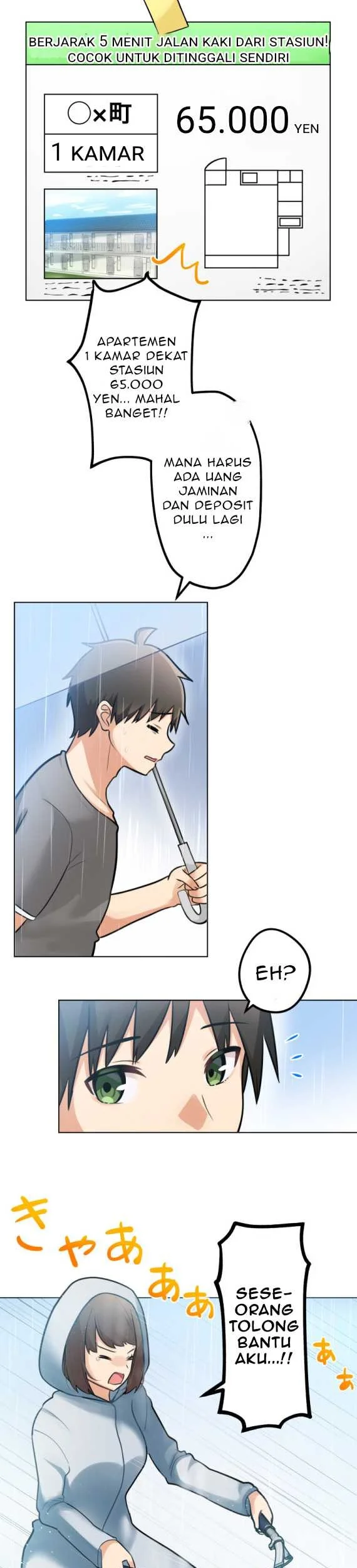 Mendokusai yūrei desu ga, watashi to koi shite kuremasu ka? Chapter 1 Gambar 18