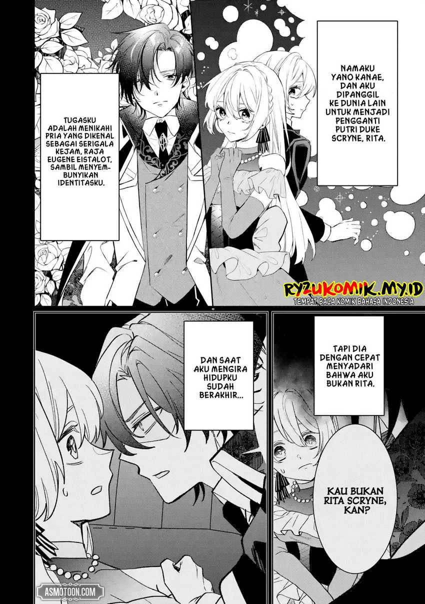 Migawari de Totsuida Reikoku Kokuou wa Hatsukoi Aitedeshita Chapter 2 Gambar 3