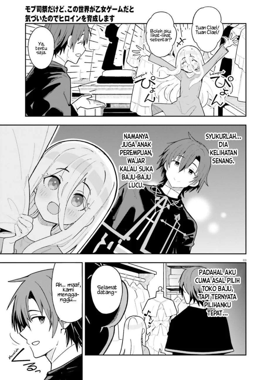 Mob Shisai Dakedo, Kono Sekai ga Otome Game dato Kizuita node Heroine wo Ikusei Shimasu Chapter 4 Gambar 4