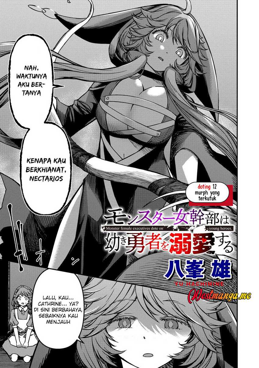 Manga Monster Onna Kanbu wa Osanaki Yuusha wo Dekiaisuru Chapter 12 gambar nomor 2