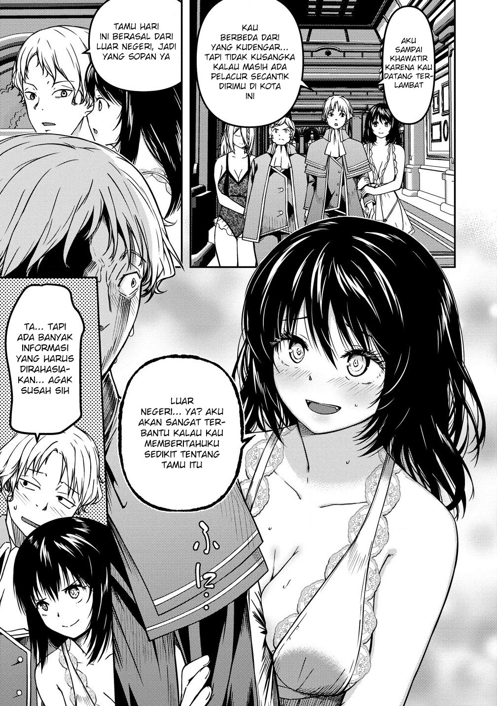 Manga Monster Onna Kanbu wa Osanaki Yuusha wo Dekiaisuru Chapter 9 gambar nomor 2