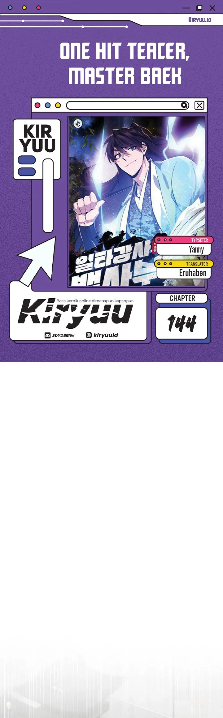 Komik Number One Star Instructor Master Baek Chapter 144 gambar nomor 1