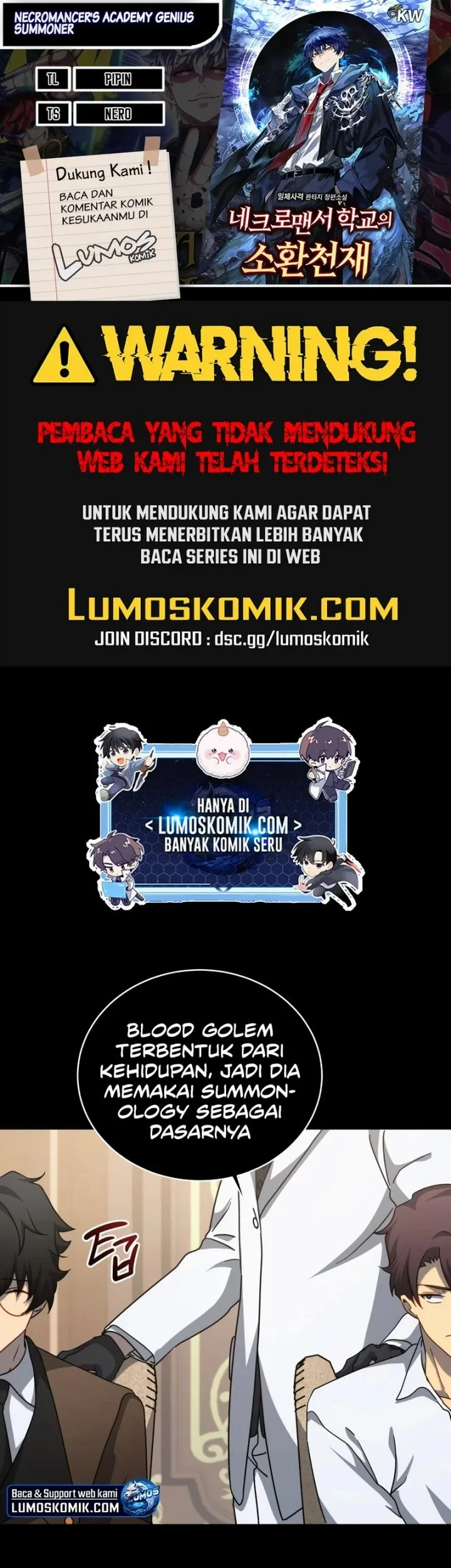 Komik Necromancer Academy’s Genius Summoner Chapter 209 gambar nomor 1