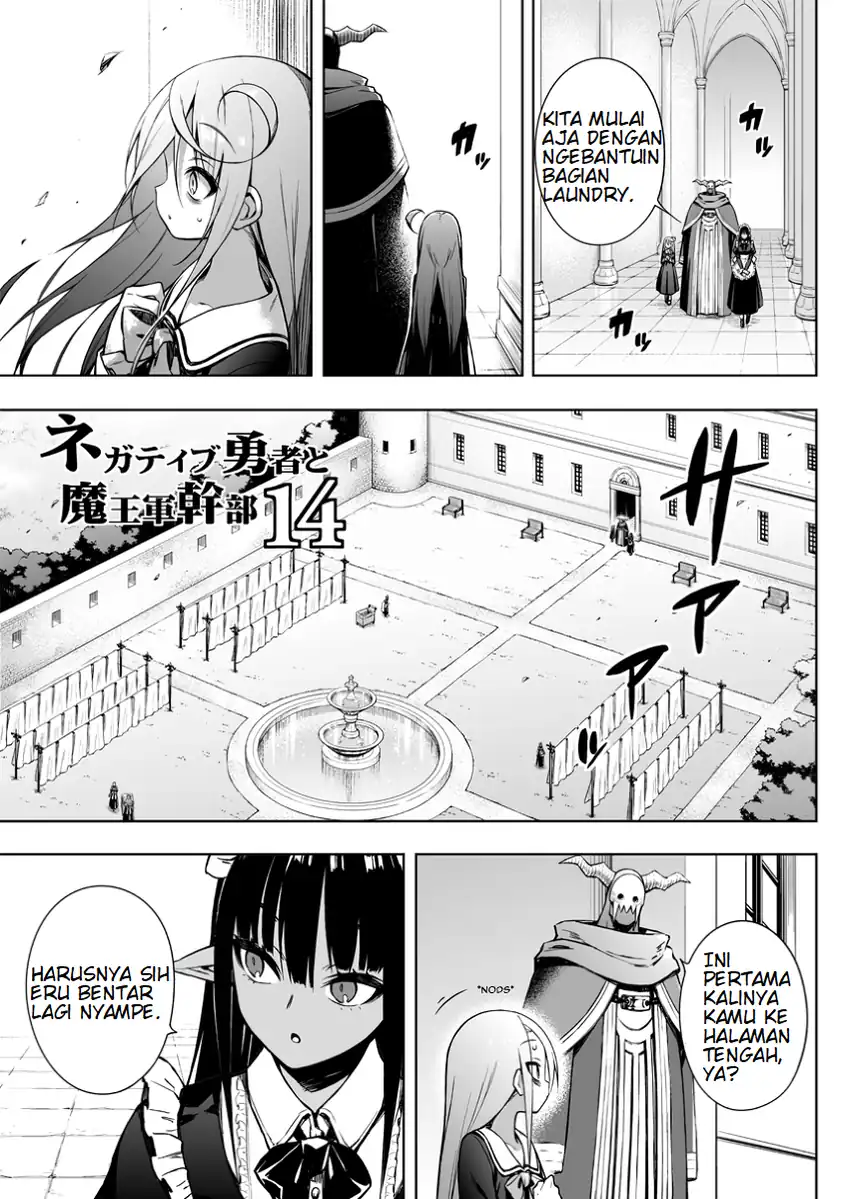 Komik Negatibu Yuusha to Maougun Kanbu Chapter 14 gambar nomor 1