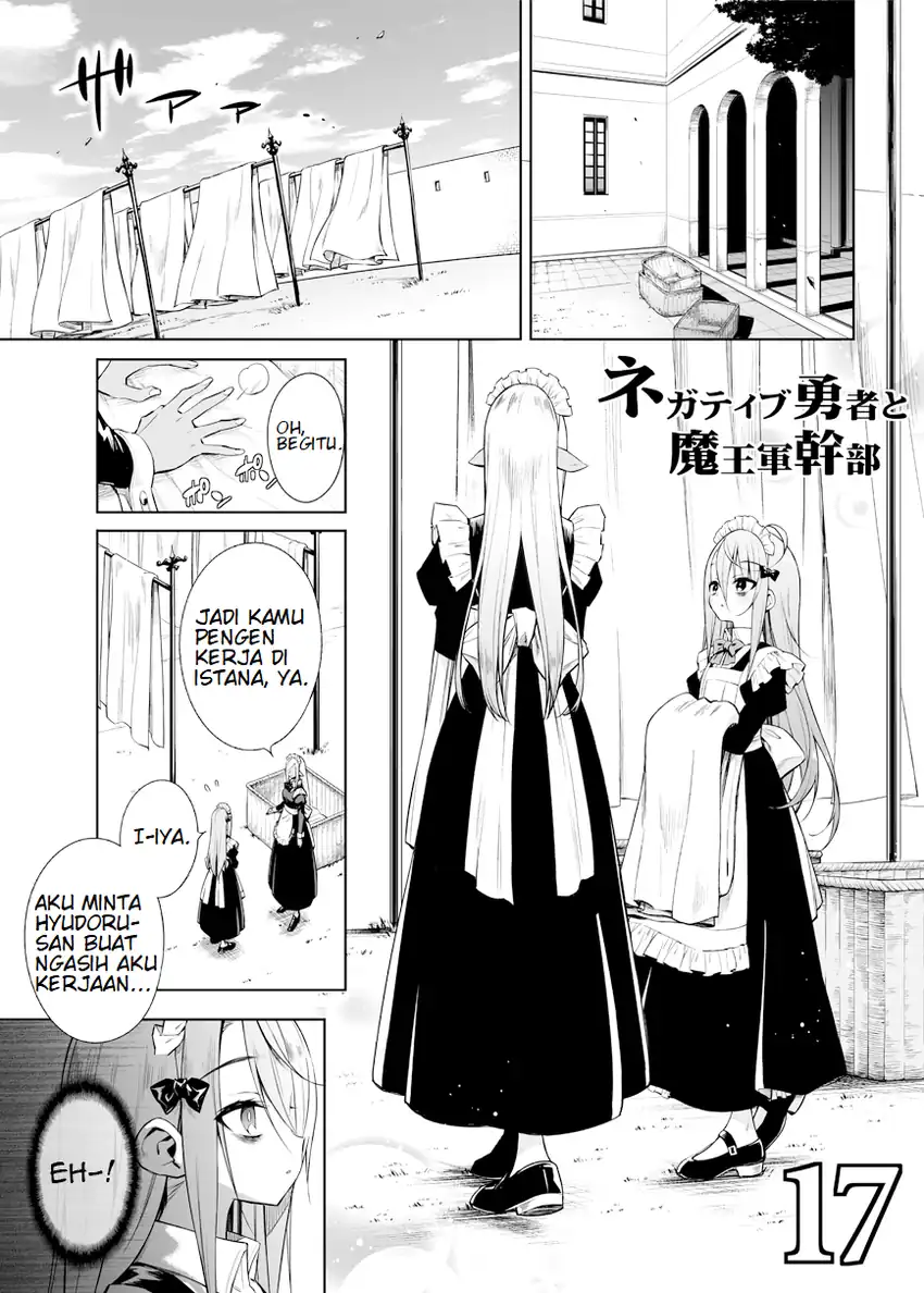 Komik Negatibu Yuusha to Maougun Kanbu Chapter 17 gambar nomor 1