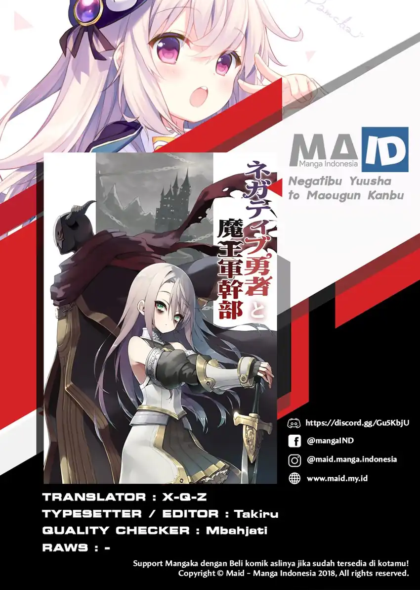 Manga Negatibu Yuusha to Maougun Kanbu Chapter 11 gambar nomor 2
