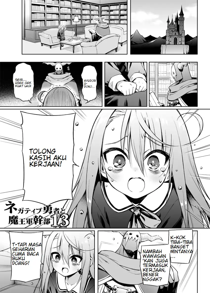 Komik Negatibu Yuusha to Maougun Kanbu Chapter 13 gambar nomor 1