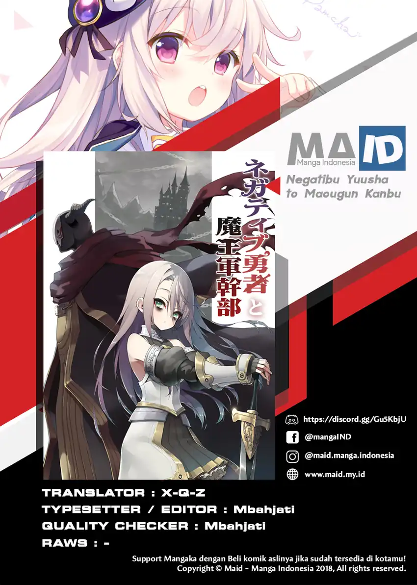 Manga Negatibu Yuusha to Maougun Kanbu Chapter 4 gambar nomor 2