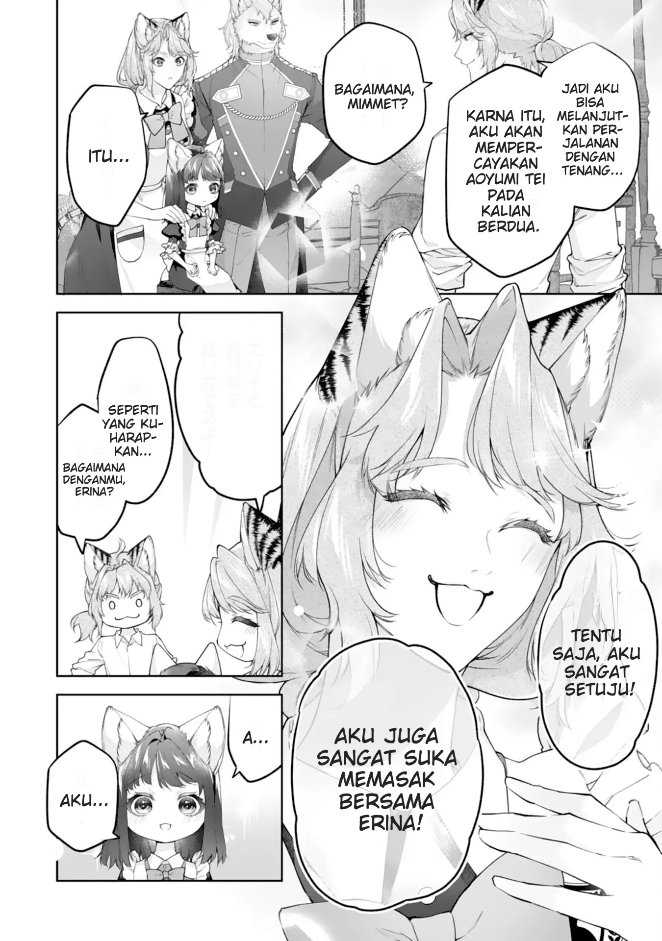 Neko Neko Youjo no Aijou Gohan ~Isekai de Mofumofu-tachi ni Ryouri wo Tsukurimasu!~ Chapter 13 Gambar 16