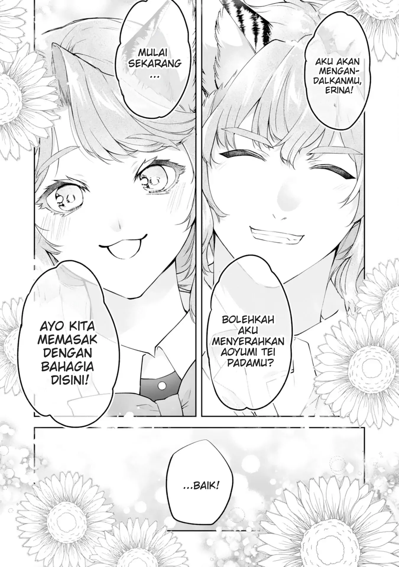 Neko Neko Youjo no Aijou Gohan ~Isekai de Mofumofu-tachi ni Ryouri wo Tsukurimasu!~ Chapter 13 Gambar 17