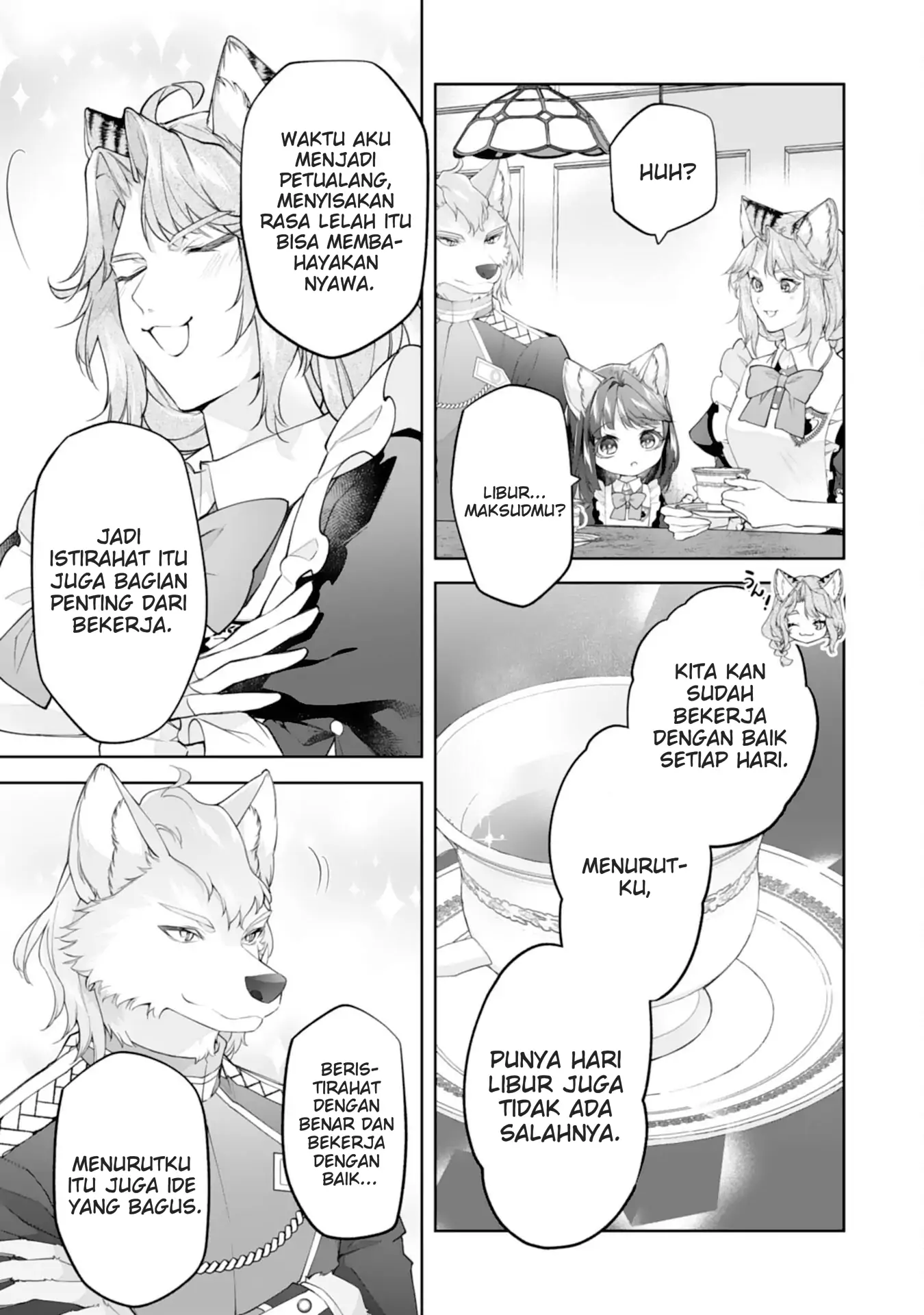 Neko Neko Youjo no Aijou Gohan ~Isekai de Mofumofu-tachi ni Ryouri wo Tsukurimasu!~ Chapter 13 Gambar 21