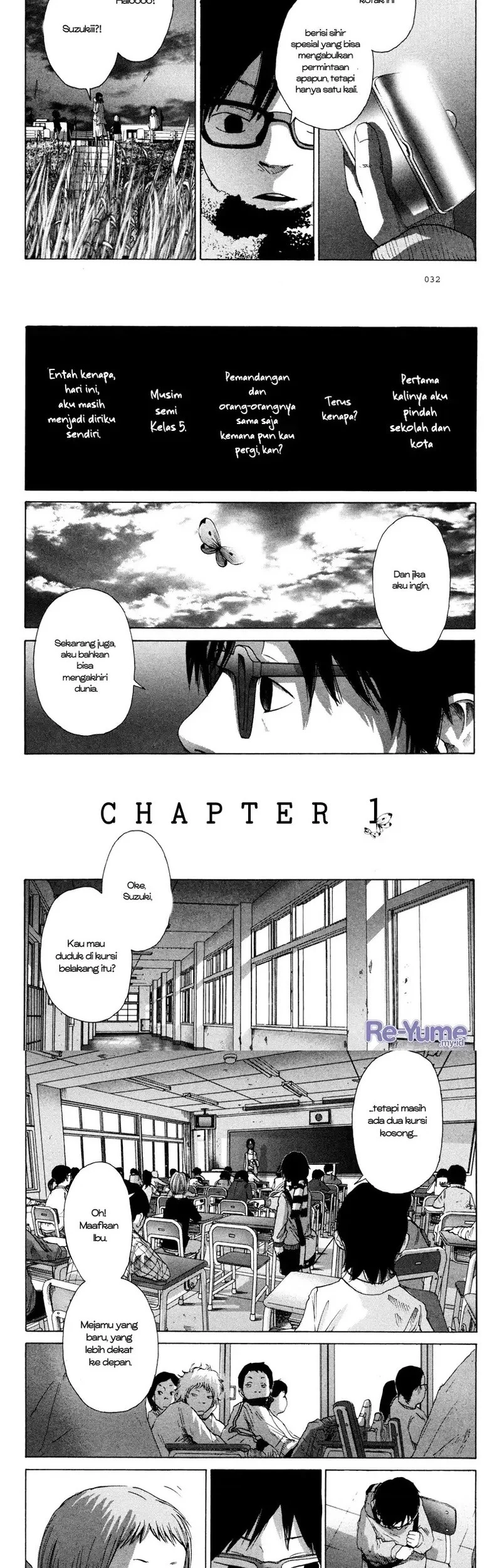 Manga Nijigahara Holograph Chapter 1 gambar nomor 2