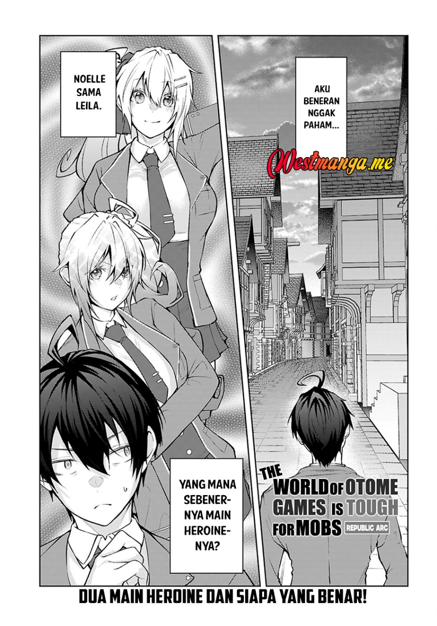 Manga Otome Game Sekai wa Mob ni Kibishii Sekai Desu Chapter 71 gambar nomor 2