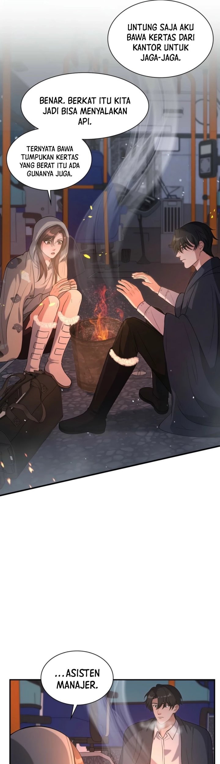 Office Worker in the Ice Age Apocalypse Chapter 14 Gambar 73