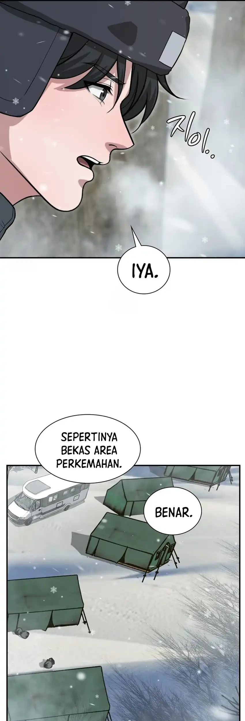 Office Worker in the Ice Age Apocalypse Chapter 35 Gambar 41