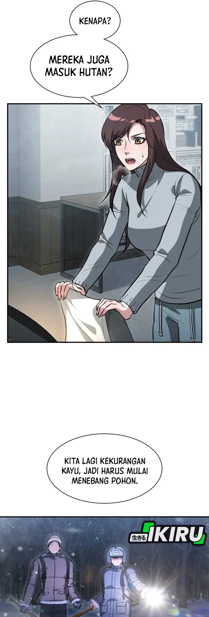 Office Worker in the Ice Age Apocalypse Chapter 35 Gambar 59