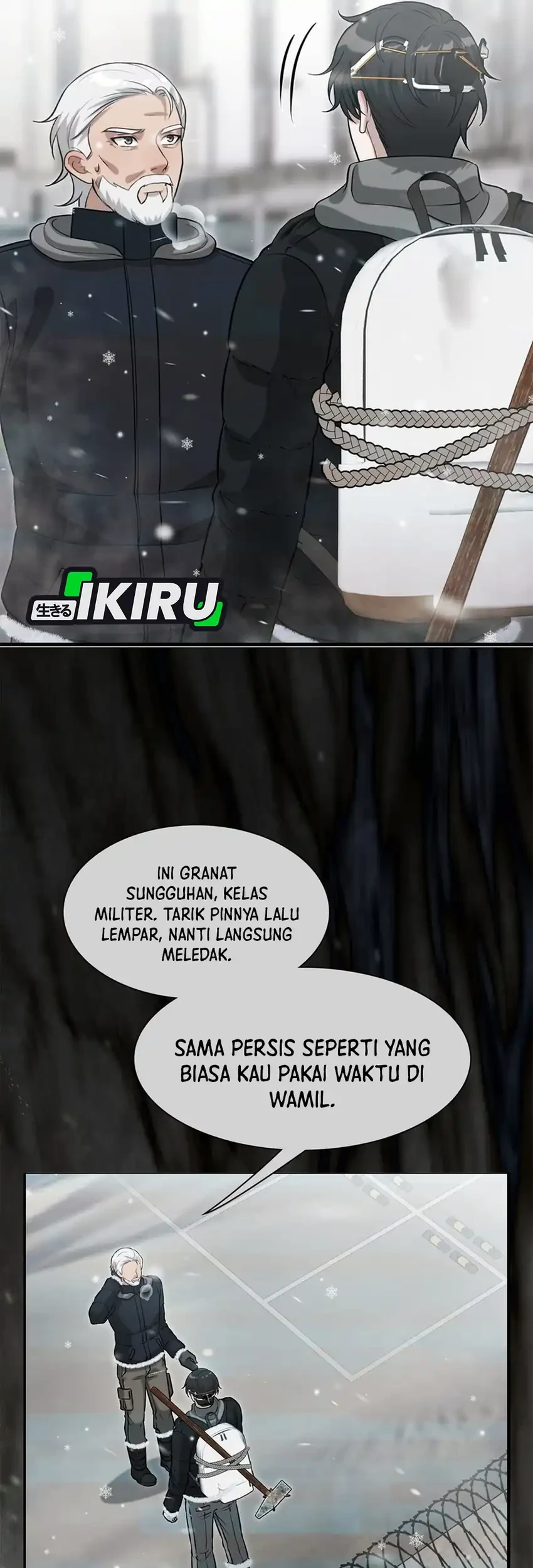 Office Worker in the Ice Age Apocalypse Chapter 40 Gambar 57