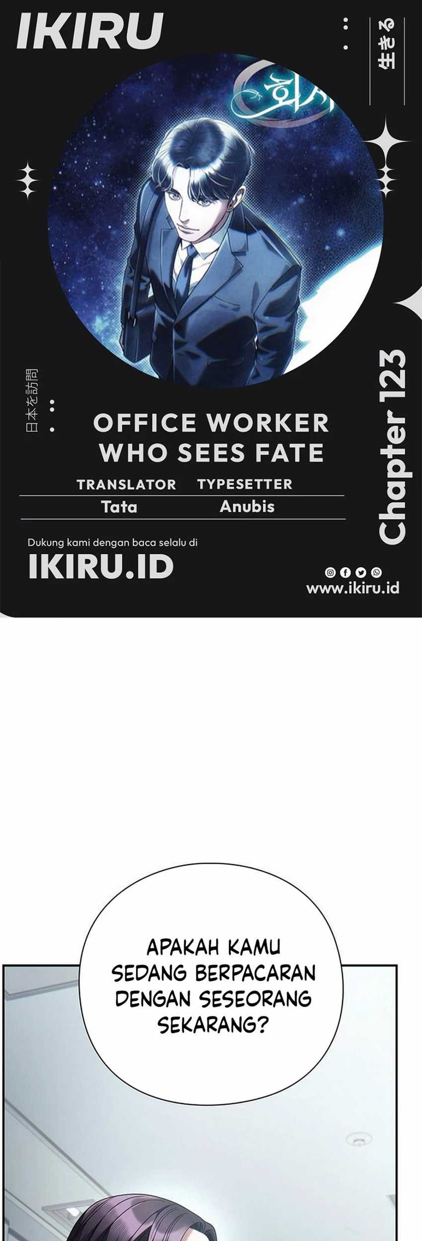 Komik Office Worker Who Sees Fate Chapter 123 gambar nomor 1