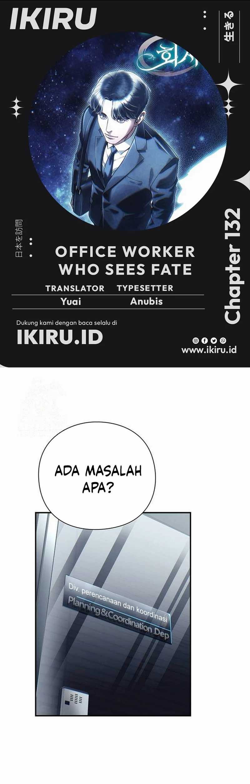 Komik Office Worker Who Sees Fate Chapter 132 gambar nomor 1