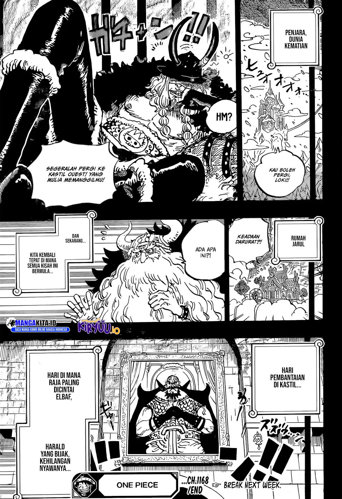 One Piece Chapter 1168 Gambar 16
