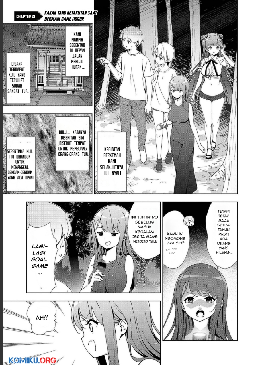 Manga Onee-chan wa Game o Suruto Hito ga Kawaru Onee-chan Chapter 21 gambar nomor 2