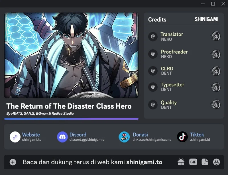 Komik A Disaster-Class Hero Has Returned Chapter 154 gambar nomor 1