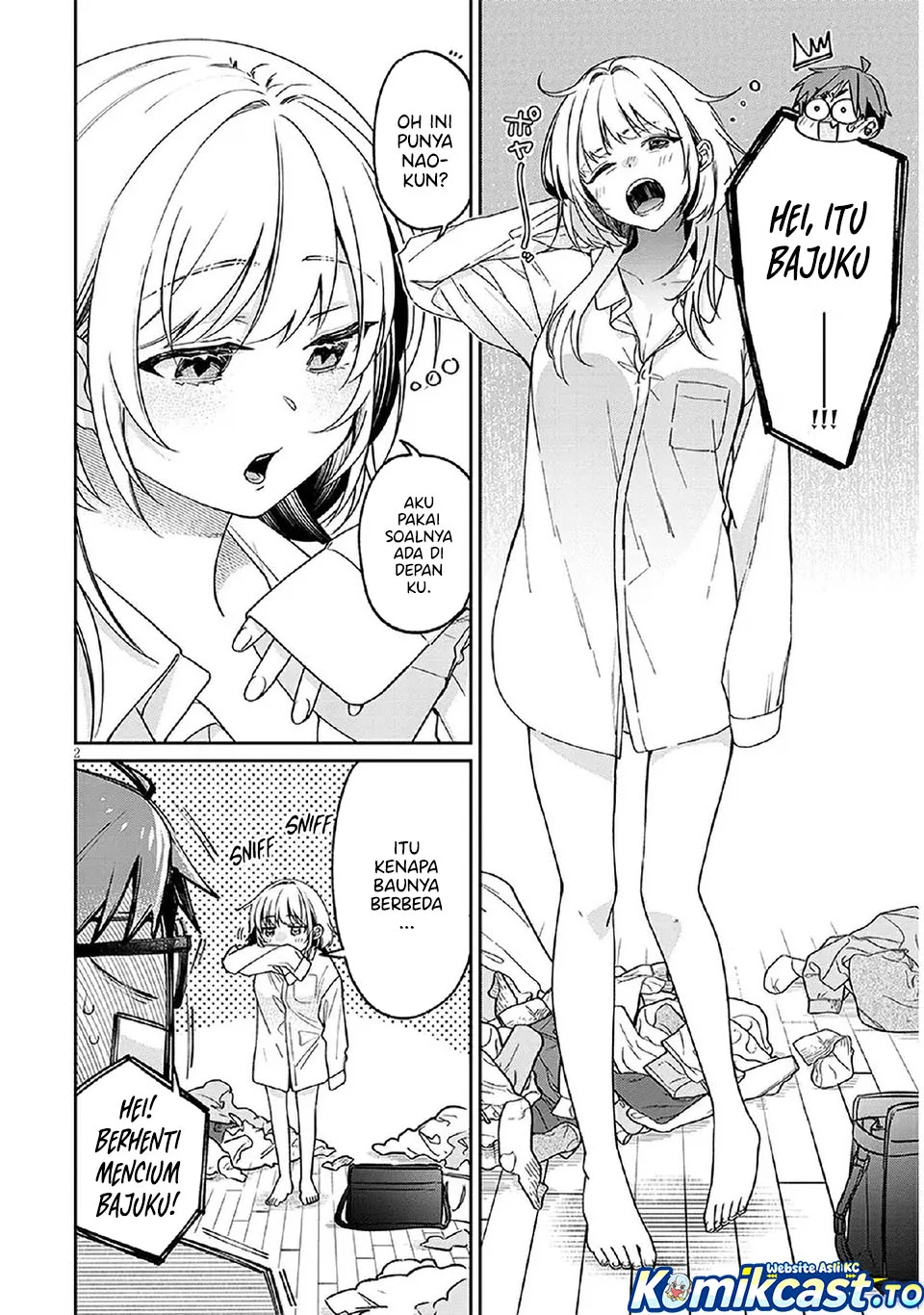Manga A Quirky Girl Is Inviting Me to Bed Chapter 5.5 gambar nomor 2