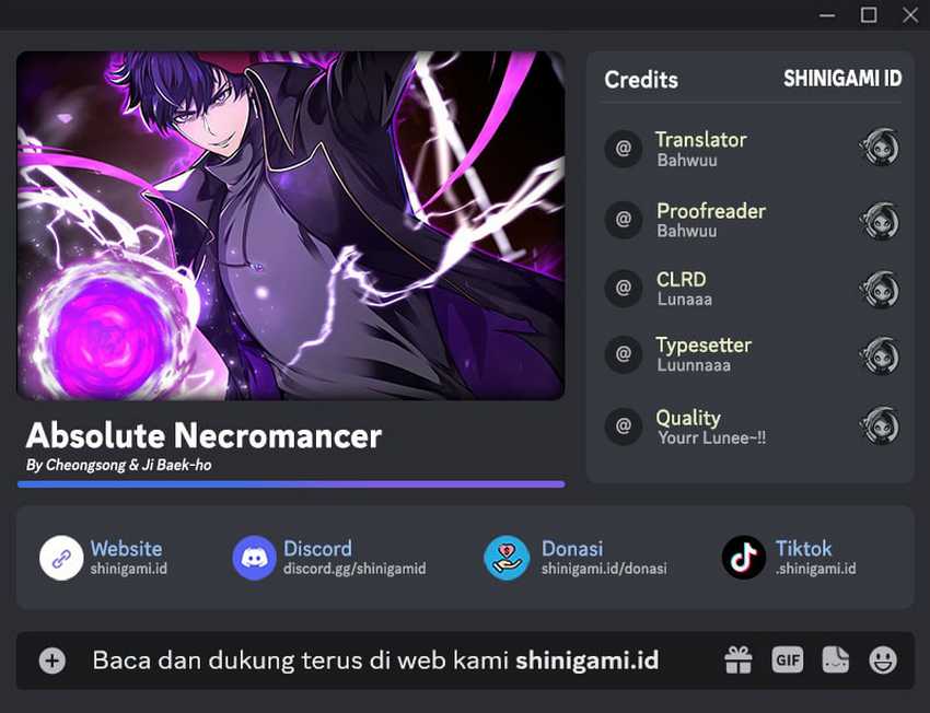Komik Absolute Necromancer Chapter 80 gambar nomor 1