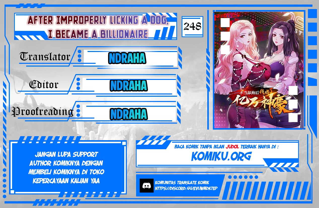 Komik After Improperly Licking a Dog, I Became a Billionaire Chapter 248 gambar nomor 1