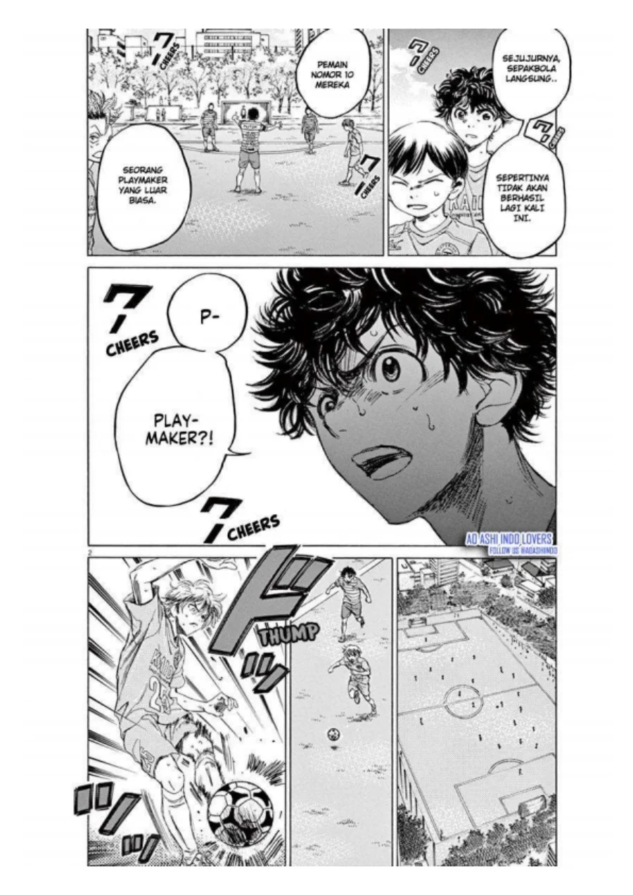 Manga Ao Ashi Chapter 97 gambar nomor 2