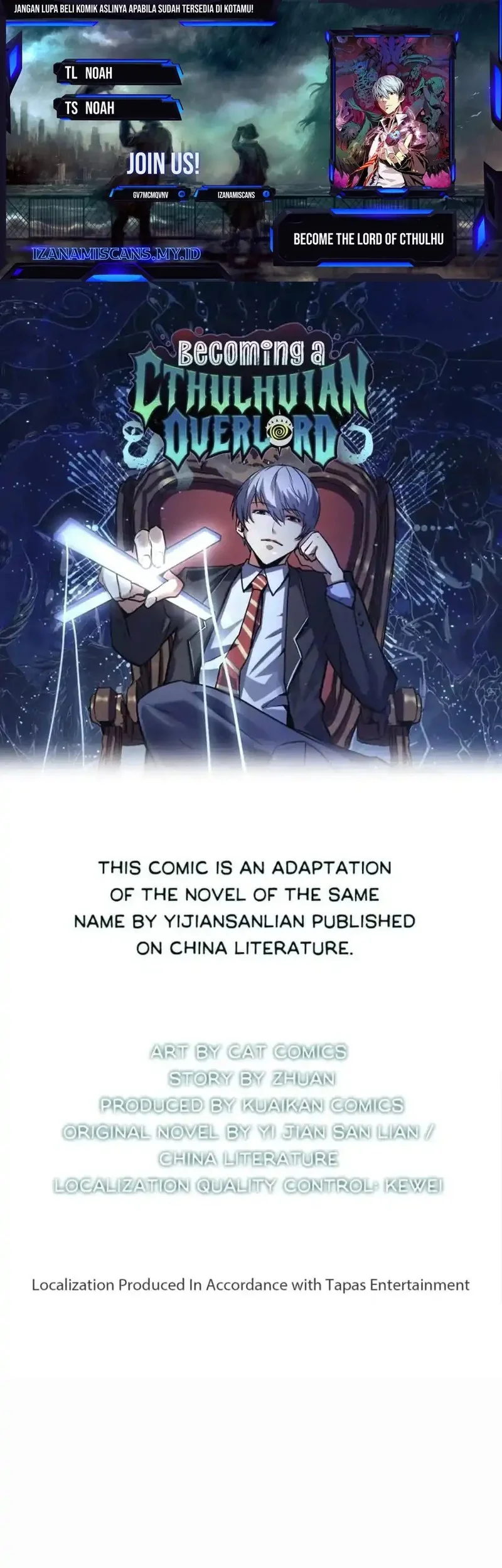 Komik Become The Lord Of Cthulhu Chapter 27 gambar nomor 1